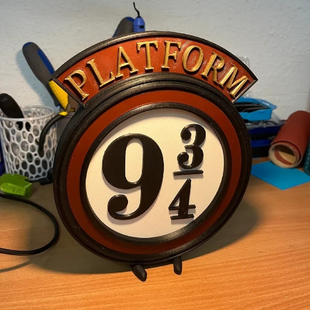 Harry Potter Platform Decor Sign